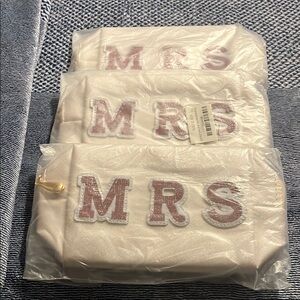 Wedding makeup bags MRS 
NEW in package X 3